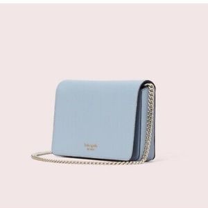 Kate Spade light blue Clutch NEW with tags